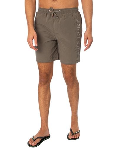 Superdry Premium Emb 17 Swim Shorts - Grey