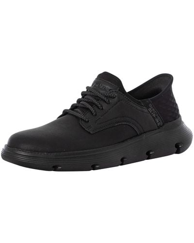 Skechers Slip-ins Garza Leather Sneakers - Black
