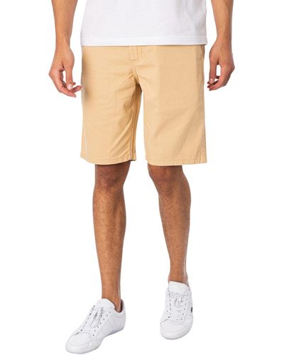 Wrangler Casey Jones Chino Shorts - Natural