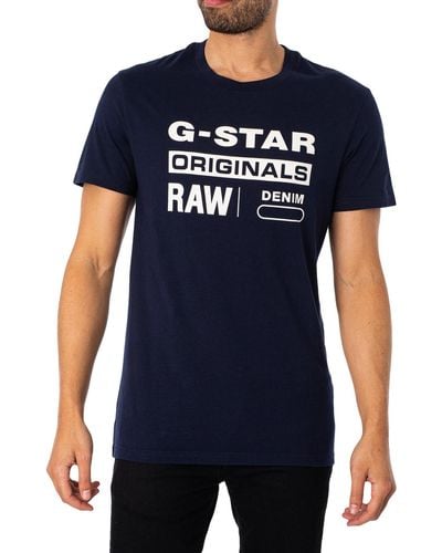 G-Star RAW T-shirts for | Online up to 60% off Lyst