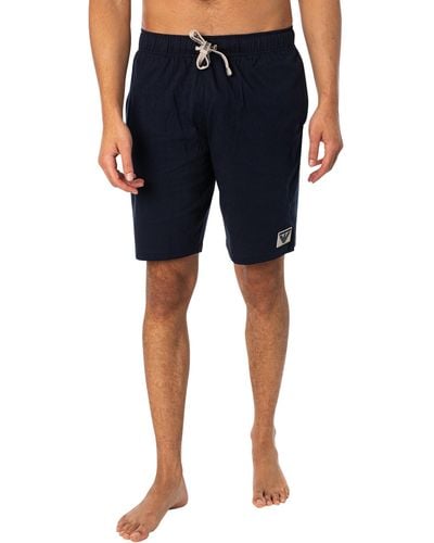 Emporio Armani Lounge Bermuda Shorts - Blue