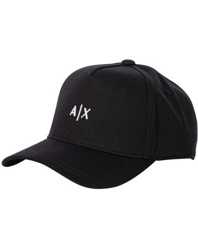 Armani Exchange Logo Baseball Cap - Black