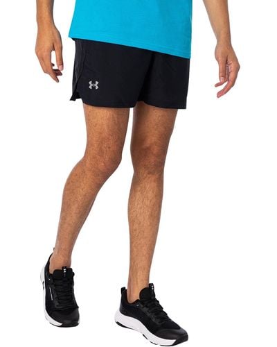 Under Armour Launch 5 Sweat Shorts - Blue
