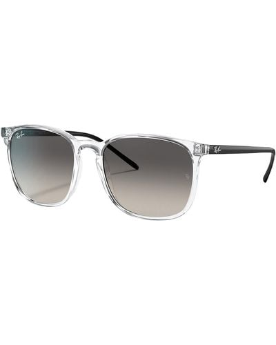 Ray-Ban Square Transparent Sunglasses - Grey