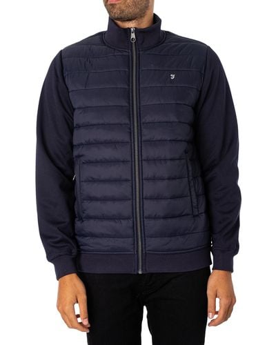 Farah Brighton Hybrid Jacket - Blue