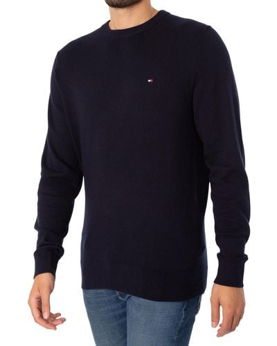 Tommy Hilfiger Pima Cotton Cashmere Knit - Blue