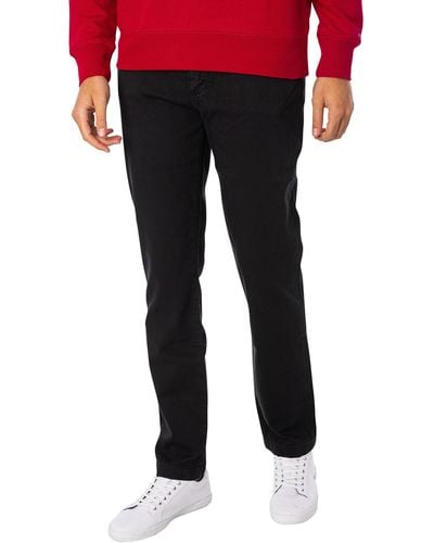 Tommy Hilfiger Denton Structure Chino Trousers - Black