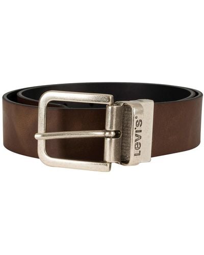 Levi's Reversible Leather Belt - Brown