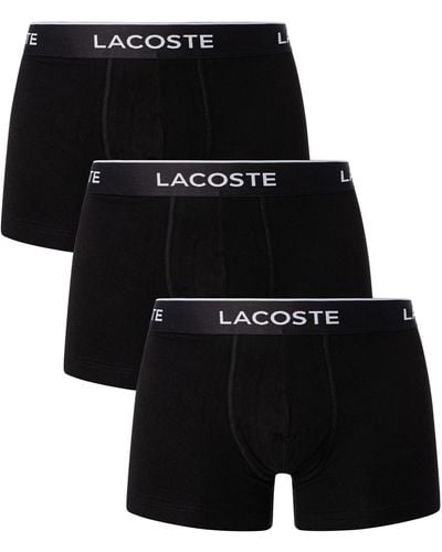 Lacoste Boxer Briefs 3-pack Motion Classic - Black