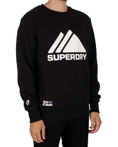 Superdry Mountain Sport Mono Sweatshirt - Black