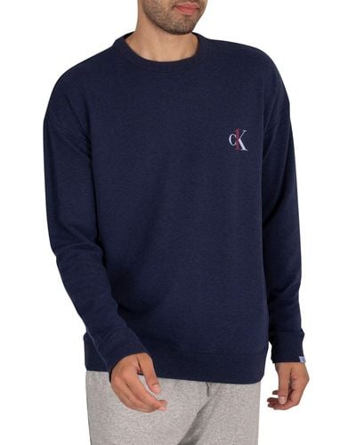 Calvin Klein Lounge Graphic Sweatshirt - Blue