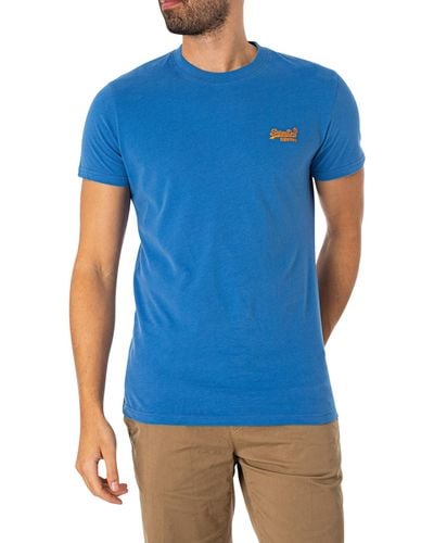 Superdry Vintage Logo Emb Tee T-shirt - Blue