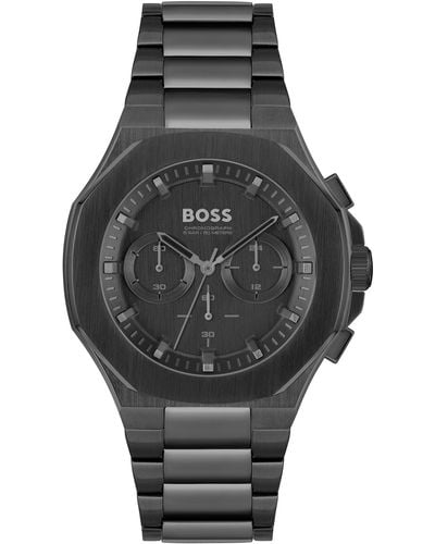 BOSS by HUGO BOSS Taper Square Plated Watch - Black