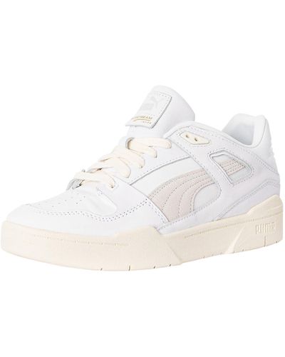 PUMA Slipstream Invdr Lux Leather Sneakers - White