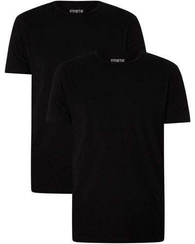 Edwin 2 Pack Jersey T-shirt - Black