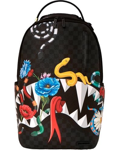 Sprayground Snakes On A Bag Backpack - Black