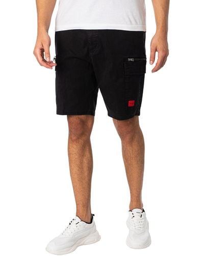 HUGO Johny23d Cargo Shorts - Black