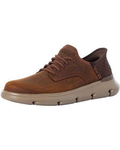 Brown Skechers Sneakers for Men | Lyst