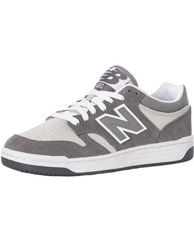New Balance 480 Suede Sneakers - White