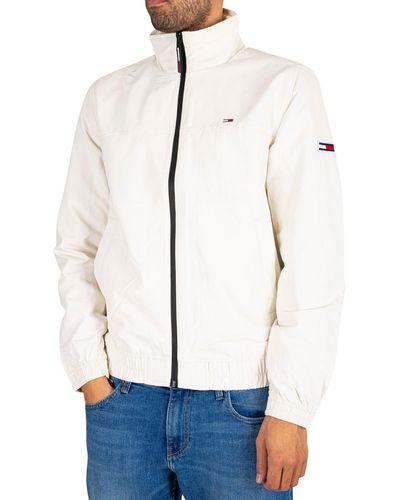 Tommy Hilfiger Seasonal Bomber Jacket - White