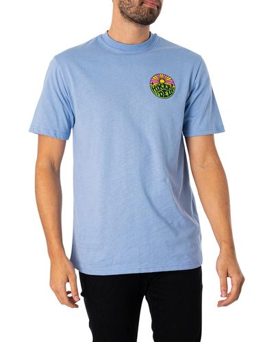 Hikerdelic Original Logo T-shirt - Blue