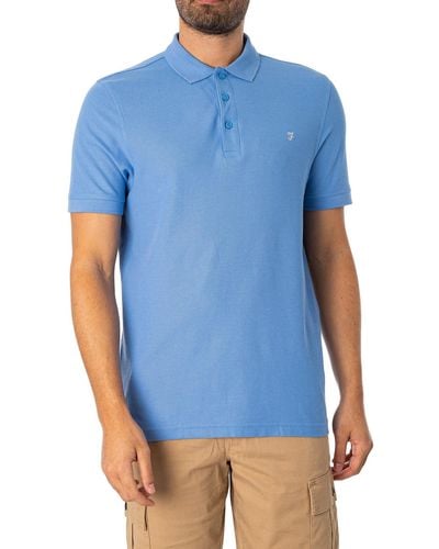 Farah Cove Polo Shirt - Blue