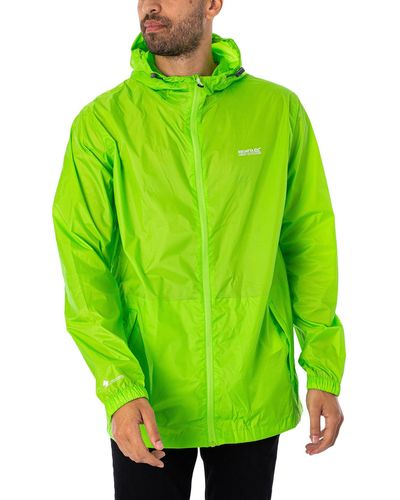 Regatta Pack-it Iii Waterproof Jacket - Green