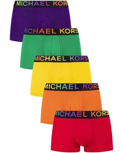 Michael Kors 5 Pack Trunks - Red