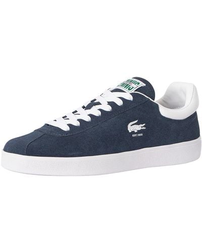 Lacoste Baseshot 223 1 Sma Suede Trainers - Blue