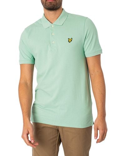 Lyle & Scott Plain Polo Shirt - Green