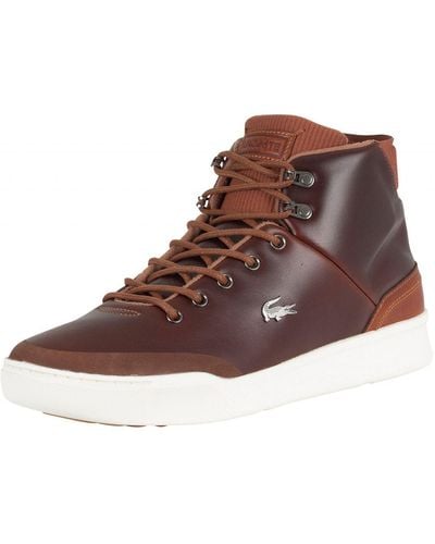 Lacoste Tan/brown Explorateur Classic 318 1 Cam Sneakers
