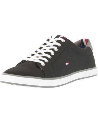 Tommy Hilfiger Flag Canvas Sneakers - Black