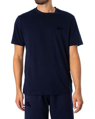 Lacoste Lounge Chest Logo T-shirt - Blue