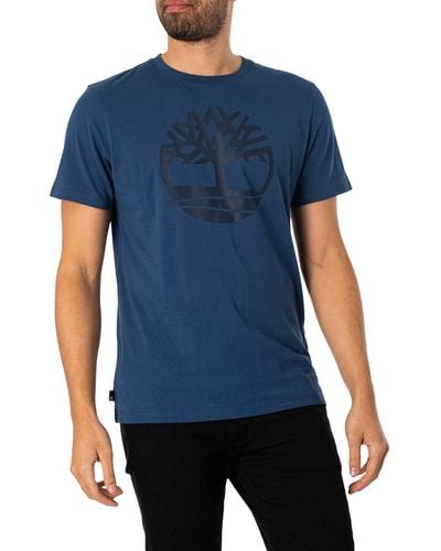 Timberland Tree Logo T-shirt - Blue