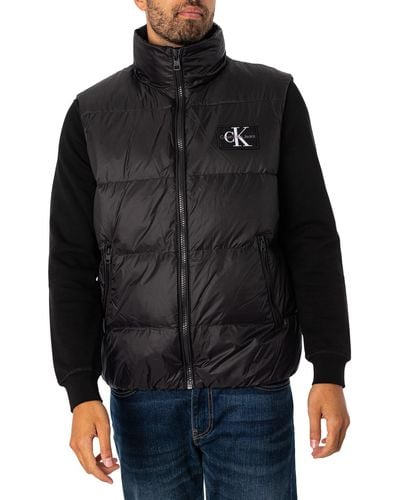 Calvin Klein Down Puffer Gilet - Black