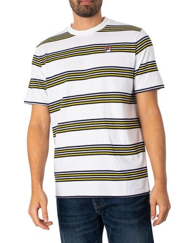 Fila Ben Varn Dye Stripe T-shirt - White