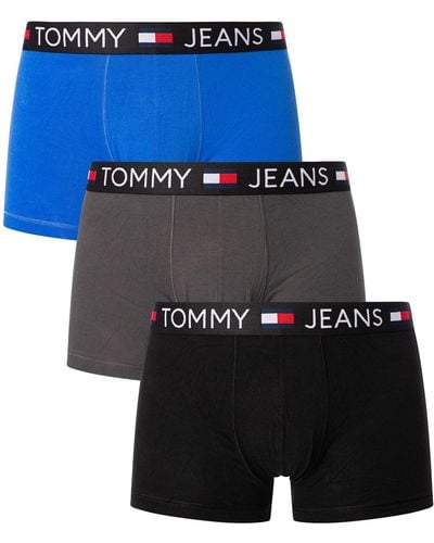 Tommy Hilfiger 3 Pack Trunks - Blue