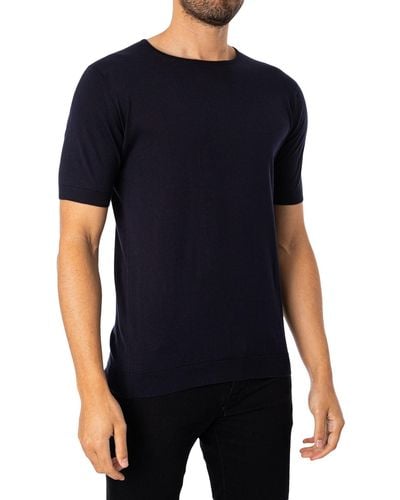 John Smedley Belden T-shirt - Blue