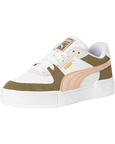 PUMA Ca Pro Mix Leather Sneakers - White