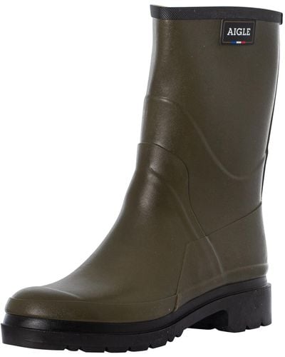 Aigle Bison 2 Ankle Wellington Boots - Green