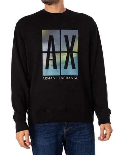 Armani Exchange Graphic Sweatshirt - Black