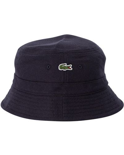 Lacoste Logo Bucket Hat - Blue