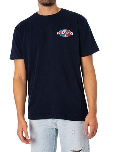 Tommy Hilfiger Regular Boardsports Palm T-shirt - Blue