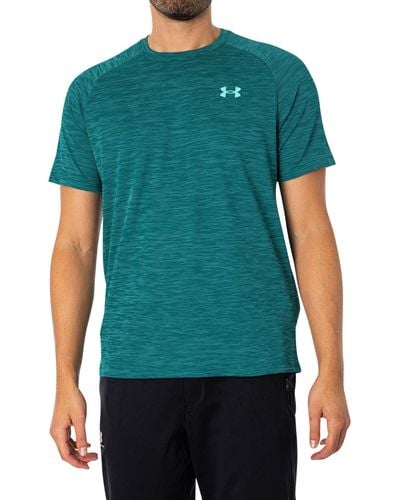 Under Armour Tech Textured Short Sleeve T-shirt - Green