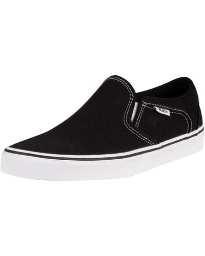 Vans Asher Canvas Sneakers - Black