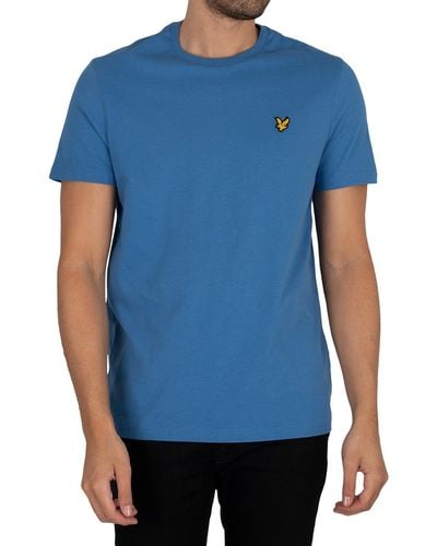 Lyle & Scott Organic Cotton Plain T-shirt - Blue
