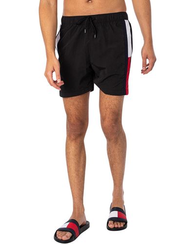 Tommy Hilfiger Slim Fit Swim Shorts - Black