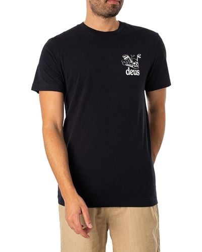 Deus Ex Machina Crossroad T-shirt - Black