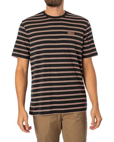 Barbour Bernie Stripe T-shirt - Black