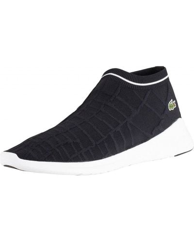 Lacoste Black/white Lt Fit Sock 119 2 Sma Trainers